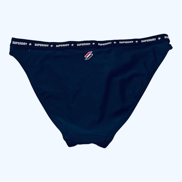Superdry Micro Elastic Bikini Briefs Deep Navy Sz.6 NWT - Picture 6 of 6